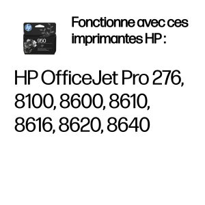 HP 950 cartouche d'encre noir authentique
