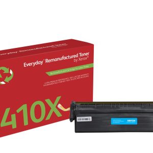 Toner remanufacturé Cyan Everyday™ de Xerox compatible avec HP 410X (CF411X), Grande capacité
