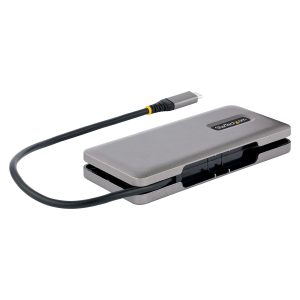 StarTech.com Hub USB C 4 Ports - 4x Ports USB-C, USB 3.1 10Gbps - Hub USB 3.2 Portable avec Power Delivery Pass-Through 100W - Hub USB Type C avec Câble Enveloppant de 32cm - Splitter USB-C
