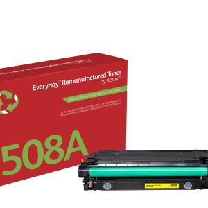 Toner remanufacturé Jaune Everyday™ de Xerox compatible avec HP 508A (CF362A), Capacité standard