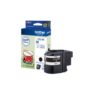 Brother LC22UBK - Cartouche d'encre originale à très haut rendement – Noir