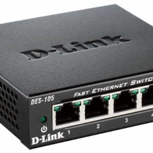 D-Link DES-105 Non-géré L2 Noir