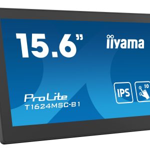 iiyama T1624MSC-B1 écran plat de PC 39,6 cm (15.6") 1920 x 1080 pixels Full HD LED Écran tactile Noir