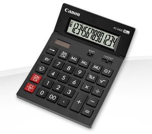 Canon AS-2400 calculatrice Bureau Calculatrice à écran Noir