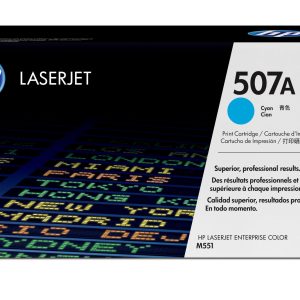 HP 507A toner LaserJet cyan authentique