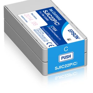 Epson SJIC22P(C): Ink cartridge for ColorWorks C3500 (Cyan)