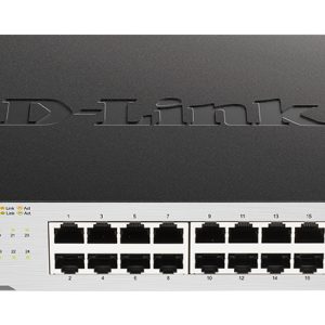 D-Link GO-SW-24G Non-géré L2 Gigabit Ethernet (10/100/1000) 1U Noir