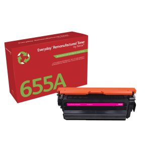 Toner remanufacturé Magenta Everyday™ de Xerox compatible avec HP 655A (CF453A), Capacité standard