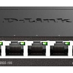 D-Link DGS-105 Non-géré L2 Gigabit Ethernet (10/100/1000) Noir