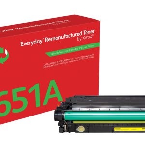Toner remanufacturé Jaune Everyday™ de Xerox compatible avec HP 651A 650A 307A (CE342A/CE272A/CE742A), Capacité standard