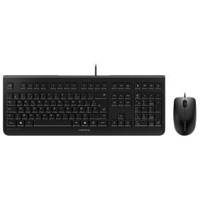 CHERRY DC 2000 Ensemble Clavier & Souris filaires, noir, USB, AZERTY - FR
