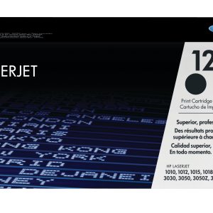 HP 12A toner LaserJet noir authentique