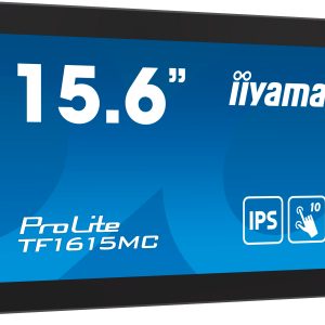 iiyama ProLite TF1615MC-B1 écran plat de PC 39,6 cm (15.6") 1920 x 1080 pixels Full HD Écran tactile Noir