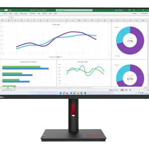Lenovo ThinkVision T32h-30 écran plat de PC 80 cm (31.5") 2560 x 1440 pixels Quad HD LED Noir
