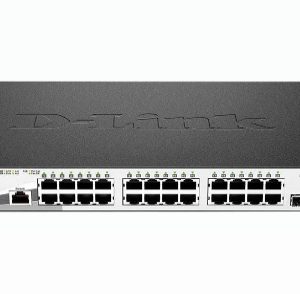 D-Link DGS-1210-28MP/E commutateur réseau Géré L2 Gigabit Ethernet (10/100/1000) Connexion Ethernet, supportant l'alimentation via ce port (PoE) 1U Noir, Gris