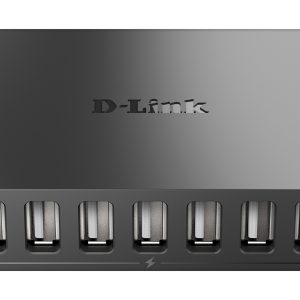 D-Link DUB-H7 USB 2.0 Type-B 480 Mbit/s Noir