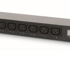APC Netshelter - Bandeau de prises commutées rackable - 1U 16A 208-230V - 8xC13