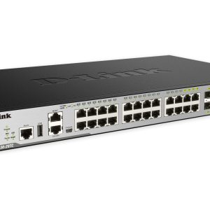 D-Link DGS-3630-28TC commutateur réseau Géré L3 Gigabit Ethernet (10/100/1000) 1U Noir