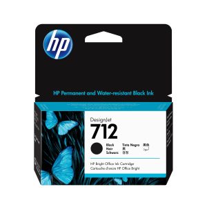 HP Cartouche d'encre DesignJet 712, noir, 38 ml