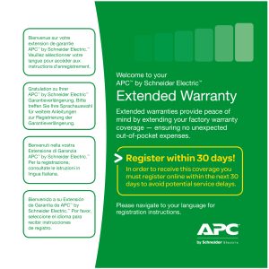 APC Service Pack 3 Year Extended Warranty 3 année(s)