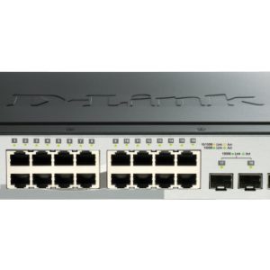D-Link DGS-1510-52XMP Géré L3 Gigabit Ethernet (10/100/1000) Connexion Ethernet, supportant l'alimentation via ce port (PoE) Noir