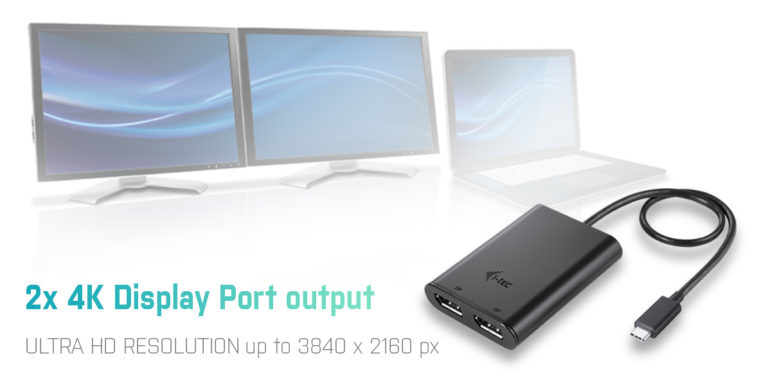 i-tec USB-C 3.1 Dual 4K DP Video Adapter – Image 5
