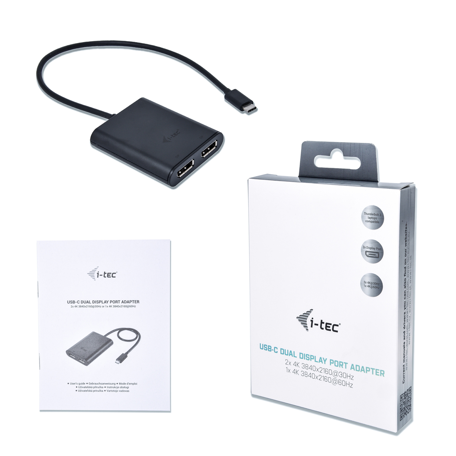 i-tec USB-C 3.1 Dual 4K DP Video Adapter – Image 4