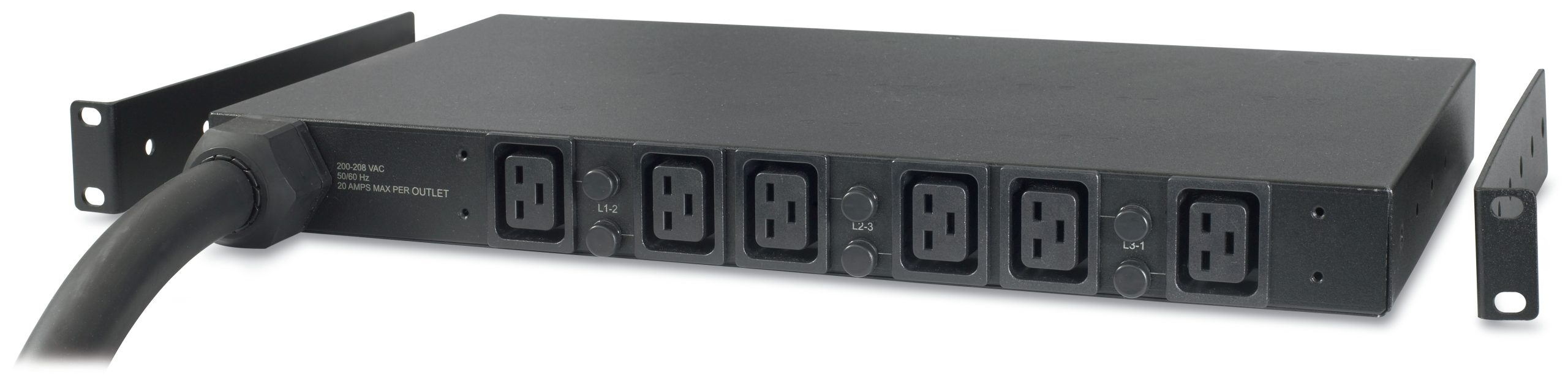 APC , Rack PDU, Basic, 1U, 22kW, 400V, (6) C19