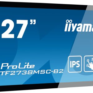 iiyama ProLite TF2738MSC-B2 écran plat de PC 68,6 cm (27") 1920 x 1080 pixels Full HD LED Écran tactile Multi-utilisateur Noir
