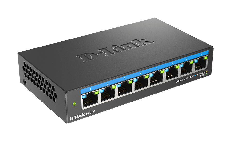 D-Link Switch non administrable 8 ports multi-Gigabit 2,5G