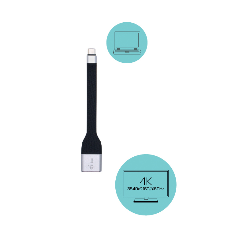 i-tec USB-C Flat DP Adapter 4K/60 Hz – Image 3