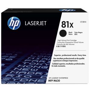 HP 81X toner LaserJet noir authentique grande capacité