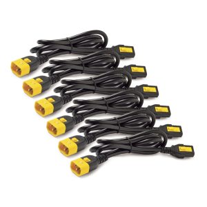 APC NetShelter - Kit cordon d'alimentation - Verrouillable - 6 câbles - 1,83m