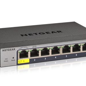 NETGEAR GS108T Géré L2 Gigabit Ethernet (10/100/1000) Gris