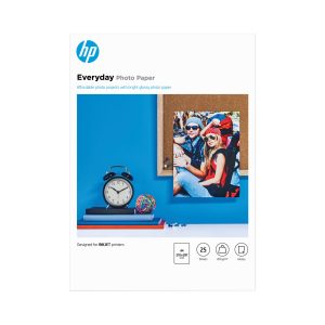 HP Papier photo brillant Everyday - 25 feuilles/A4/210 x 297 mm