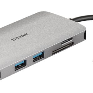 D-Link DUB-M810 station d'accueil Avec fil USB 3.2 Gen 1 (3.1 Gen 1) Type-C Aluminium