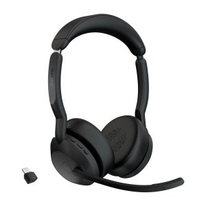 Jabra Evolve2 55 Casque Sans fil Arceau Bureau/Centre d'appels USB Type-C Bluetooth Socle de chargement