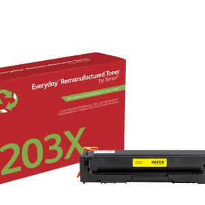 Toner remanufacturé Jaune Everyday™ de Xerox compatible avec HP 203X (CF542X), Grande capacité