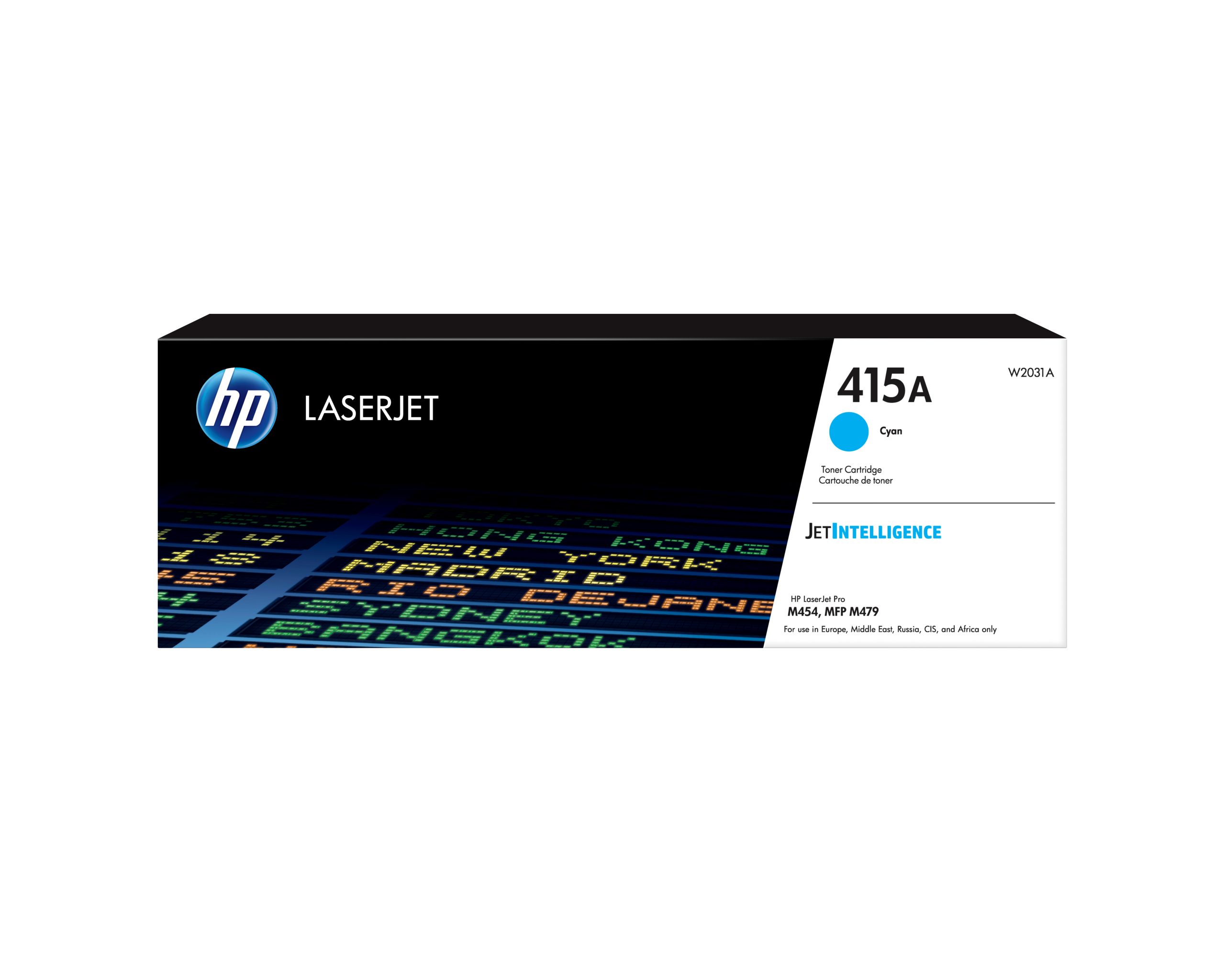 HP 415A Toner cyan LaserJet authentique