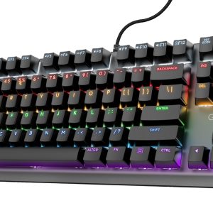Trust GXT 834 Callaz TKL clavier Gaming USB AZERTY Français Noir