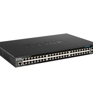 D-Link DGS-1520-52MP Géré L3 Gigabit Ethernet (10/100/1000) Connexion Ethernet, supportant l'alimentation via ce port (PoE) 1U Noir