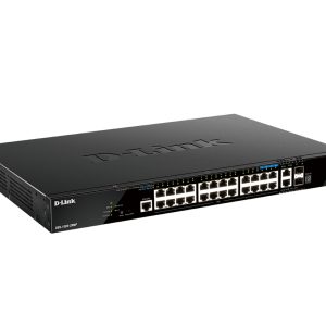D-Link DGS-1520-28MP/E commutateur réseau Géré L3 Gigabit Ethernet (10/100/1000) Connexion Ethernet, supportant l'alimentation via ce port (PoE) 1U Noir