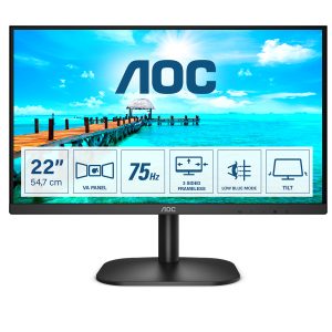 AOC B2 22B2H/EU écran plat de PC 54,6 cm (21.5") 1920 x 1080 pixels Full HD LED Noir
