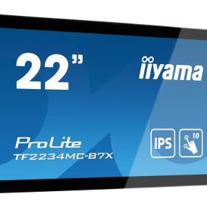 iiyama ProLite TF2234MC-B7X écran plat de PC 54,6 cm (21.5") 1920 x 1080 pixels Full HD LED Écran tactile Multi-utilisateur Noir
