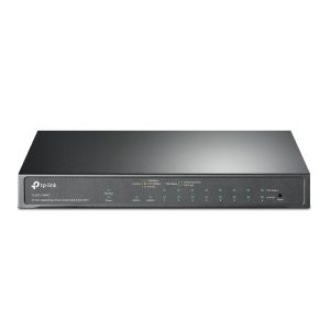 TP-Link TL-SG1210MPE commutateur réseau Géré L2 Gigabit Ethernet (10/100/1000) Connexion Ethernet, supportant l'alimentation via ce port (PoE) Noir