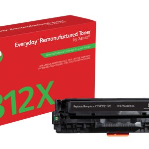 Toner remanufacturé Noir Everyday™ de Xerox compatible avec HP 312X (CF380X), Grande capacité