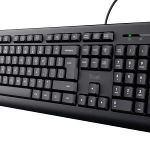 Trust TK-150 clavier Bureau USB Français Noir