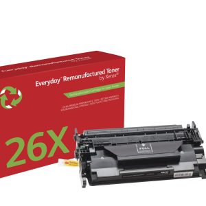 Toner remanufacturé Mono Everyday™ de Xerox compatible avec HP 26X (CF226X), Grande capacité