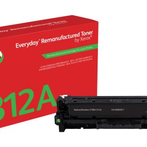 Toner remanufacturé Noir Everyday™ de Xerox compatible avec HP 312A (CF380A), Capacité standard