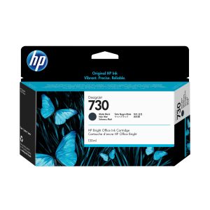 HP Cartouche d’encre 730 DesignJet noir mat, 130 ml